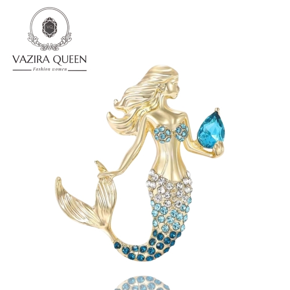VQ Mermaid Brooch